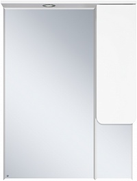 Misty Зеркальный шкаф Чегет 75 R белый – фотография-1